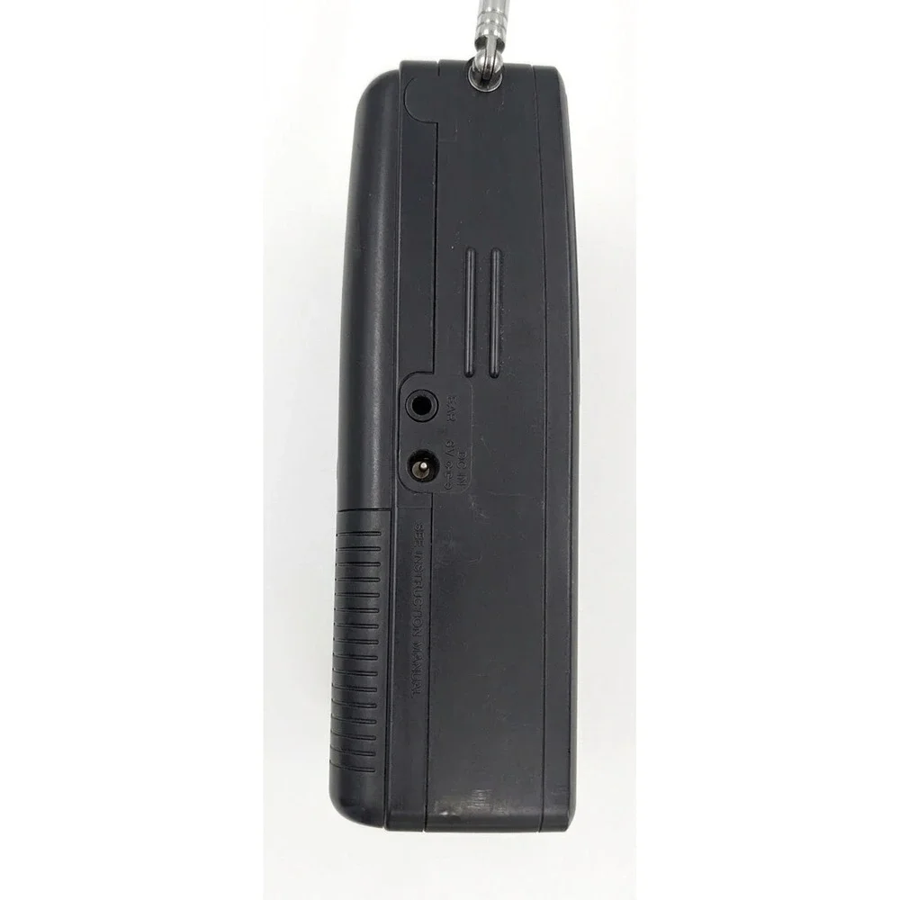 Sony Watchman Model FD-230 Flat Black and White TV, Antenna, Wrist Strap